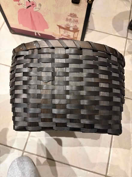 Photo of free black basket (Poplars SG2) #2