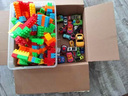 Photo of free Duplex blocks and toy cars (Russell, Sujack Street) #1