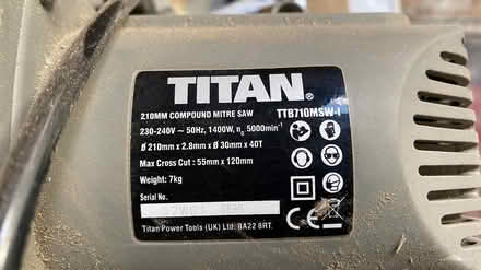 Photo of free Mitre saw (Mill Lane crowborough TN6) #1