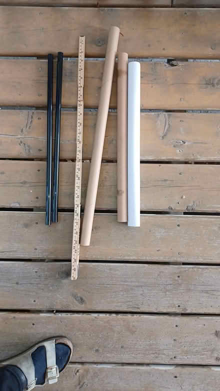 Photo of free Cardboard and plastic rolls (near Britannia Plaza) #2