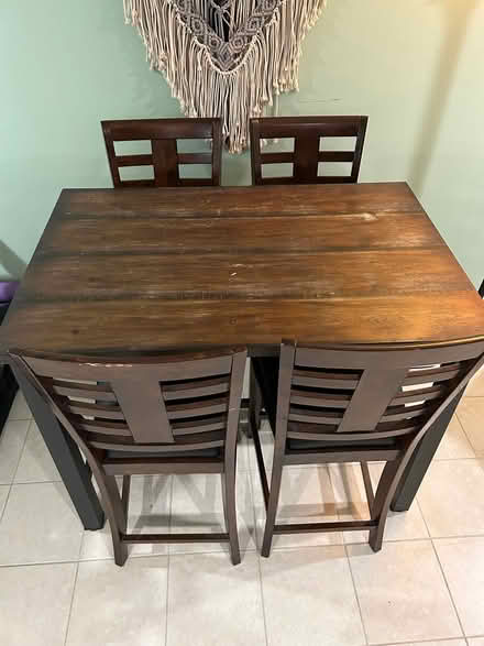 Photo of free Dining room table w/ 4 chairs (Ferndale, MD) #1