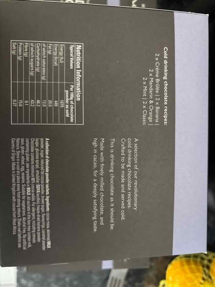 Photo of free Hotel Chocolat Cold Sachets (Emerson Valley, MK5) #2