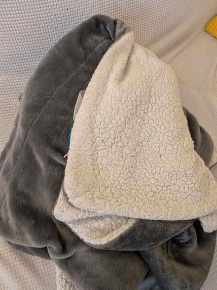Photo of free Grey Sherpa throw blanket (Clapham SW4) #2