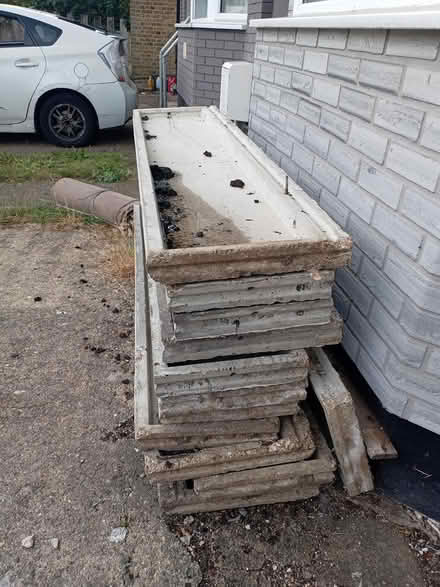 Photo of free concrete section shed/garage panels (Watford) #2