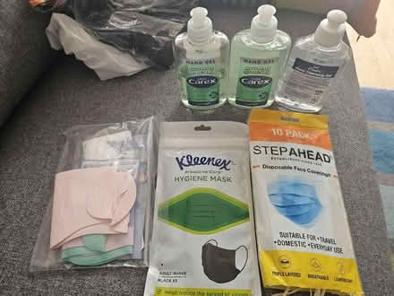 Photo of free Assorted face masks and hand gels (Camden BA1) #1