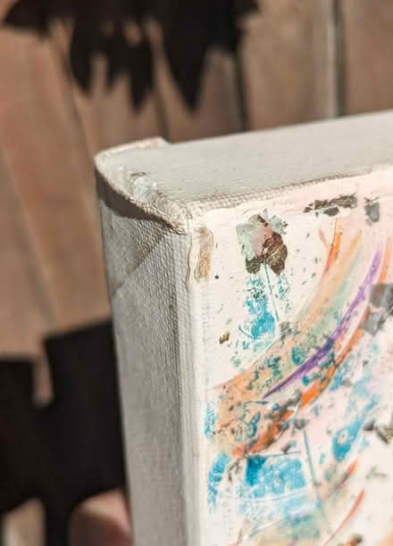 Photo of free Canvas Flowers Painting (PL4 Greenbank.) #3