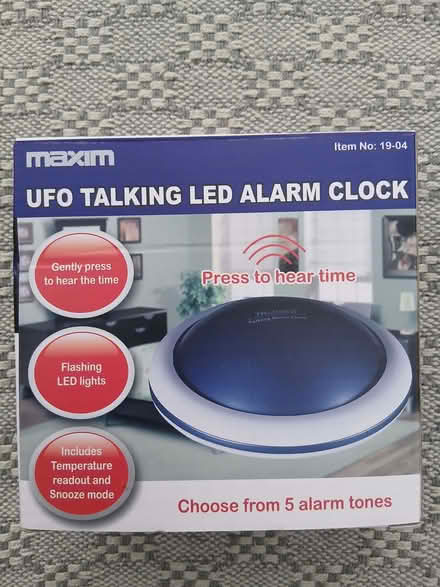 Photo of free Talking alarm clock (Wirksworth DE4) #1