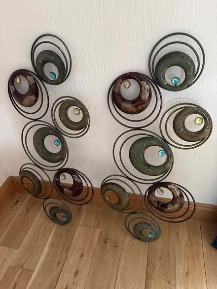 Photo of free Metal wall art x 2 Good condition (Balgowan DD3) #1