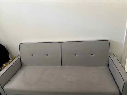 Photo of free contemporary grey upholstered sofa (SW20) #2