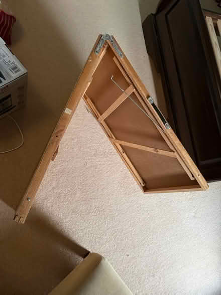 Photo of free Wooden folding trestle table (bognor regis PO22) #2