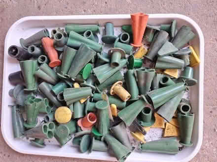 Photo of free Garden cane protective toppers (Wellesbourne CV35) #1