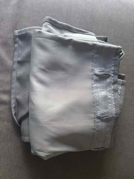 Photo of free Set of large grey woven room darkening IKEA curtains (East Dulwich SE22) #1