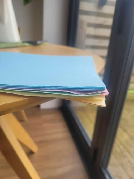 Photo of free Various coloured A4 paper (Freehold LA1) #1