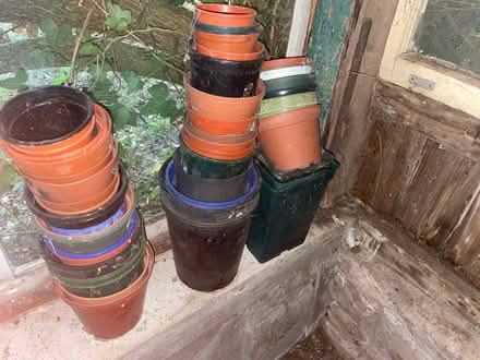 Photo of free Plastic plant pots (approx 150) (Monmouth) #3