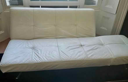 Photo of free White Leather Sofas, Ottoman, Cabinets (Bayswater W2) #1