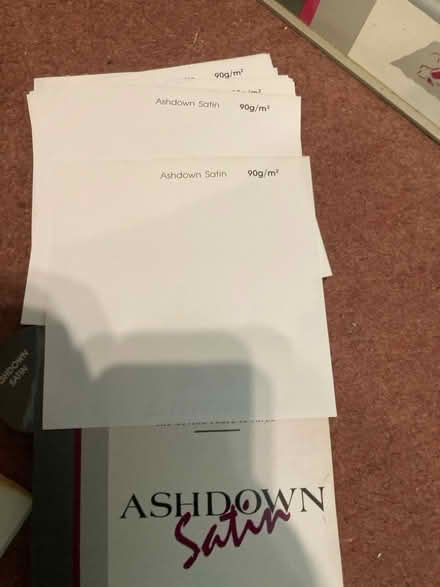 Photo of free Small paper and card samples (Chineham RG24) #2