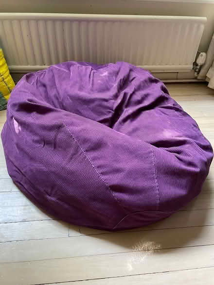 Photo of free Purple bean bag (Widcombe) #1