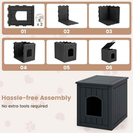 Photo of free COSTWAY Indoor Outdoor Cat House (Lodge Moor S10) #3