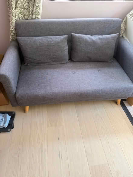 Photo of free Small grey Argos sofa (Camberwell SE5) #1