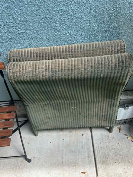 Photo of free Vintage 20s greenwicker daybed ends (Park Blvd) #3