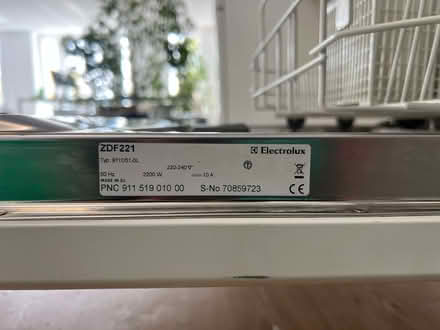 Photo of free Zanussi ZDF221 dishwasher – working (Nottingham NG1) #3