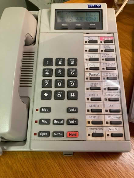 Photo of free Teleco/Toshiba Desk Phones (Bearden/West Knoxville) #3