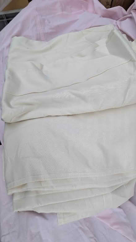 Photo of free Ivory Trevira fabric (polyester) (Gorse Hill GU22) #2