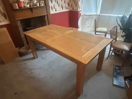 Photo of free Large wooden dining table (Ch45) #1