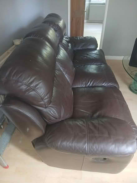 Photo of free Brown 3 seater Sofa (Slough Central) #2