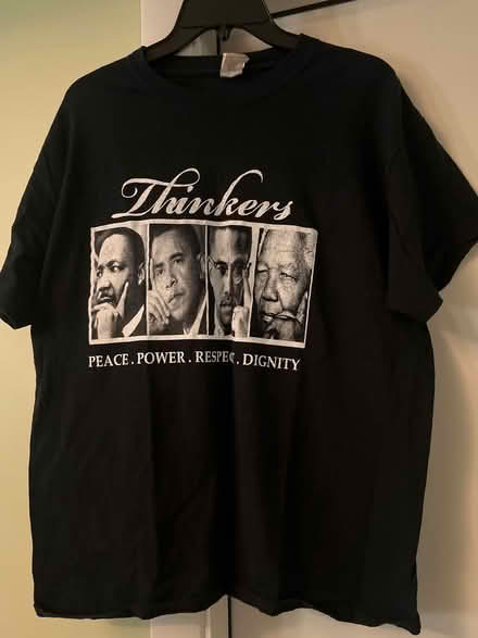 Photo of free Size xL Black thinkers tshirt (S Section) #1