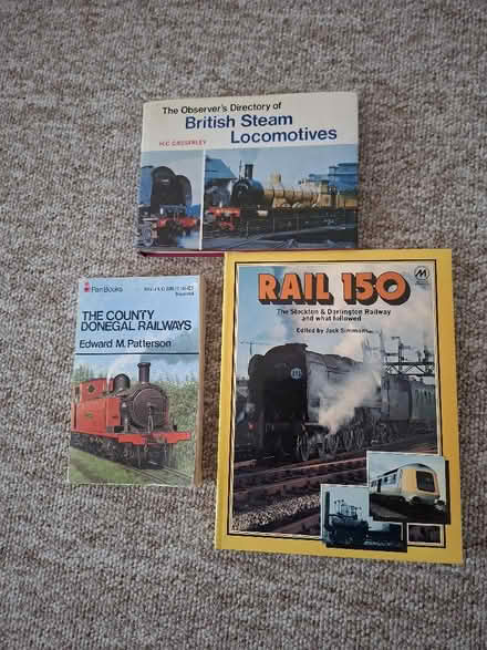 Photo of free 3 railway books (Woodley RG5) #1
