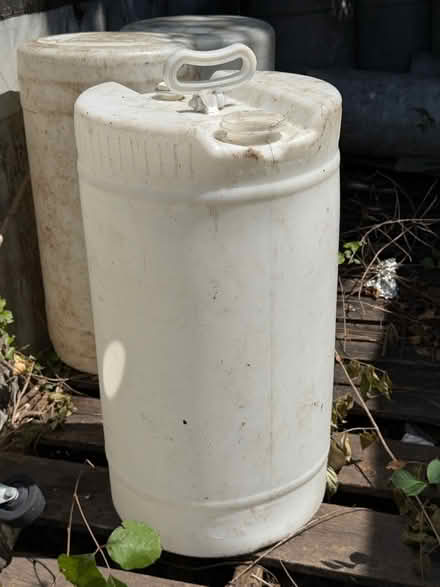 Photo of free 14gal. & 55-gal. HDPE Plastic Drums (Schmidt Dr. and Boughton Rd.) #1