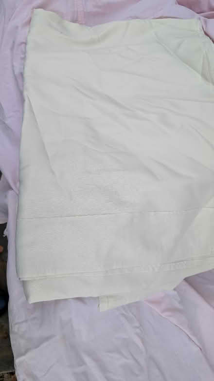 Photo of free Ivory Trevira fabric (polyester) (Gorse Hill GU22) #3