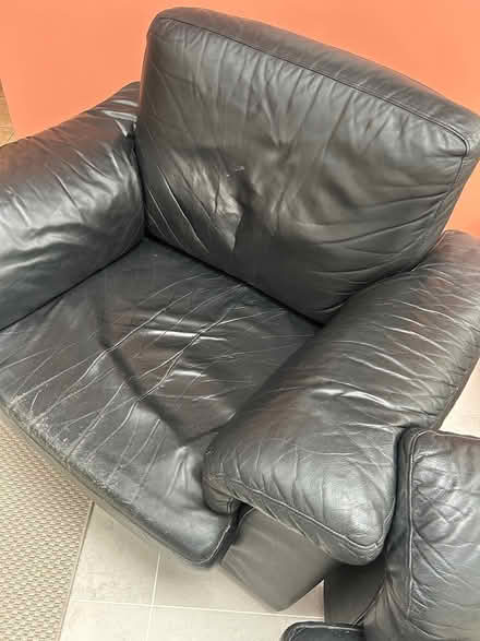 Photo of free 3 piece leather suite (Dublin 15) #3