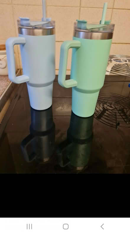 Photo of free Two insulated mugs with straws (NG15) #1