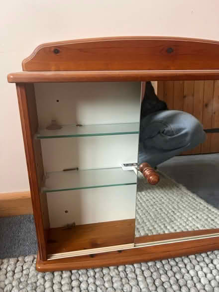 Photo of free Mirrored bathroom cabinet (SG4 Codicote) #2