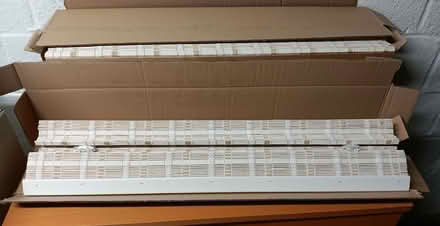 Photo of free 4 new Chicology bamboo roman shades (Falls Church) #1
