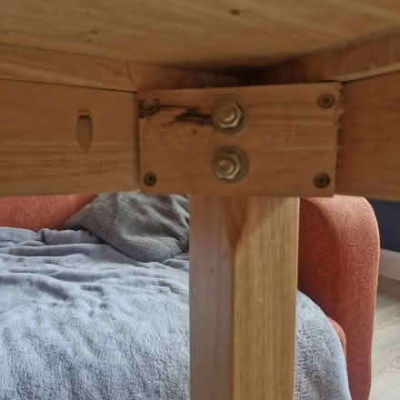 Photo of free Kitchen table - light oak (Stillorgan/Kilmacud) #3