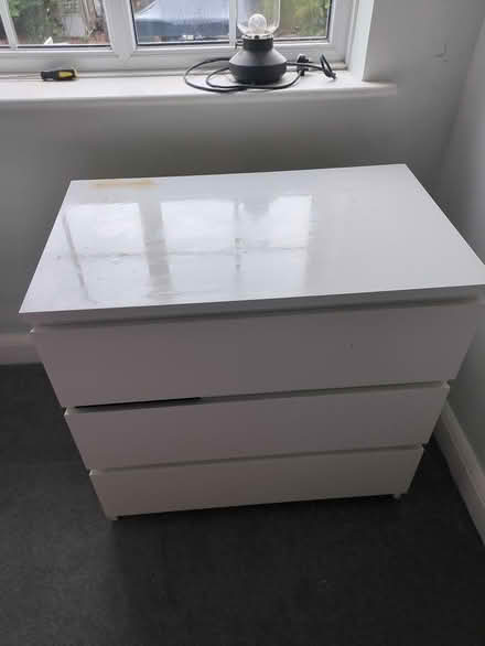 Photo of free IKEA Malm white chest draws (West Wickham BR4) #3