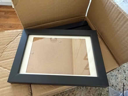 Photo of free 10 4x6 black picture frames (Scarsdale) #1