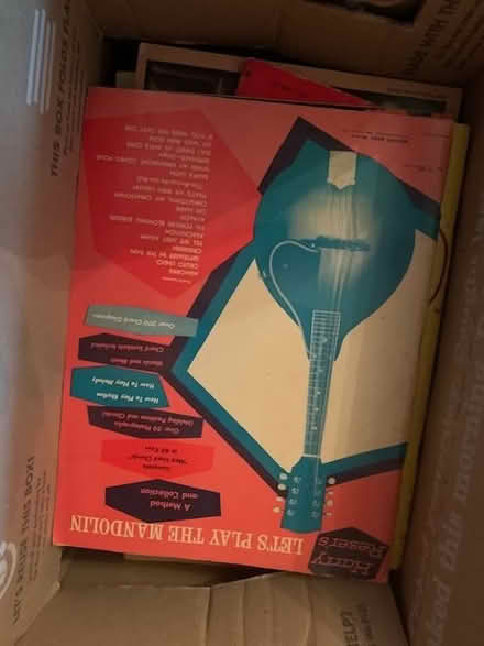 Photo of free Box of music books (Oakland Piedmont Ave) #3