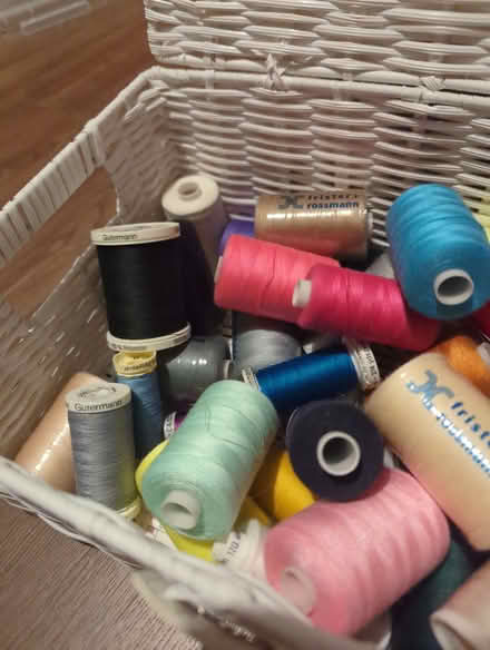 Photo of free Basket full of threads (Bramley LS13) #3