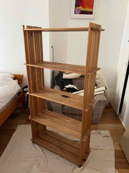 Photo of free Wooden bookcase (Hove BN3) #1