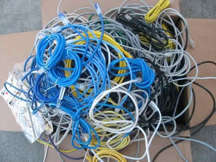 Photo of free Various CAT 5e networking cables (castro valley) #1