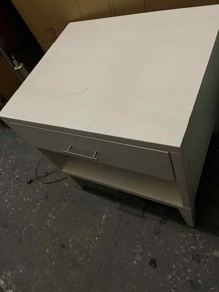 Photo of free Curb alert: Small white table (Upper East Side) #1