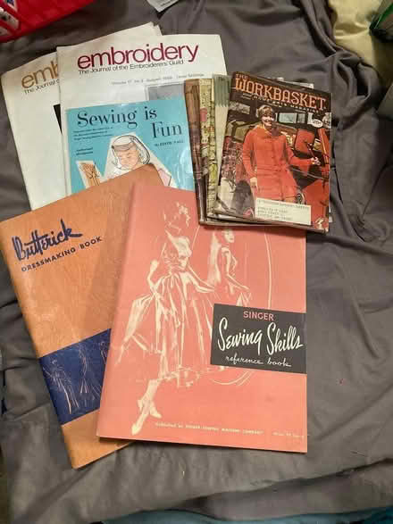 Photo of free Vintage sewing & embroidery books (Ravenna) #1