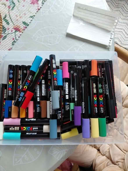 Photo of free Large set Posca markers (Rowner PO13) #1