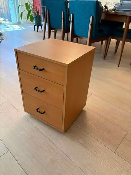 Photo of free Rolling 3 drawer office cabinet (San Jose - Willow Glen area) #2