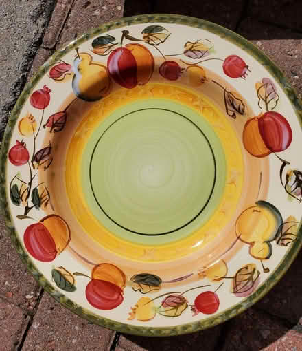 Photo of free 8 large ceramic plates and a tray (Near Experimental Farm) #2
