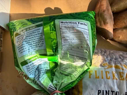 Photo of free Groceries & ceramic bowl (1075 Valencia Avenue) #4
